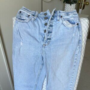 Abercrombie High Rise Jeans Light wash